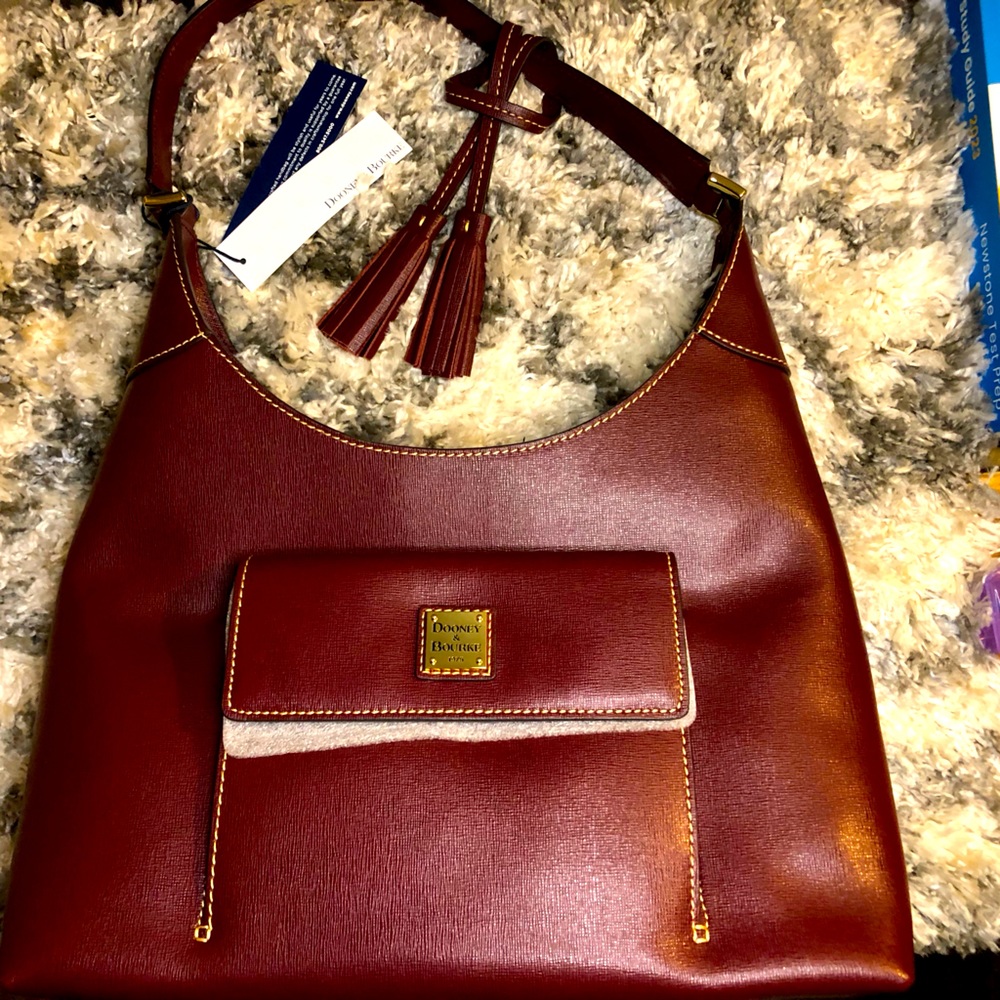 Dooney & Bourke Saffiano Leather Hobo